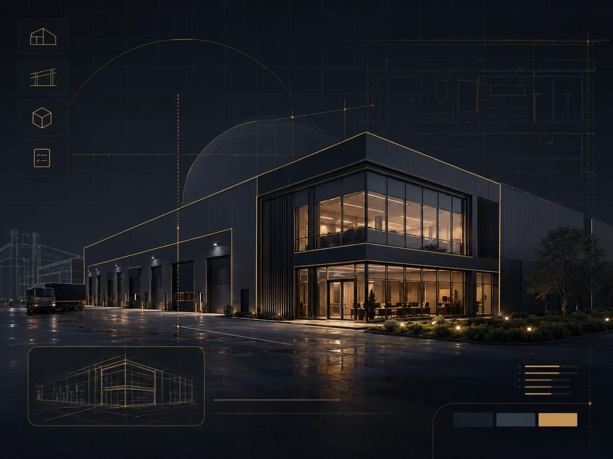 Representative commercial project coordination visual